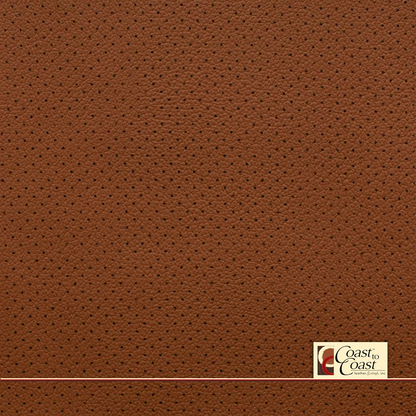 Ford Russett Full Hide / Mini Perf (1/8In) Leather